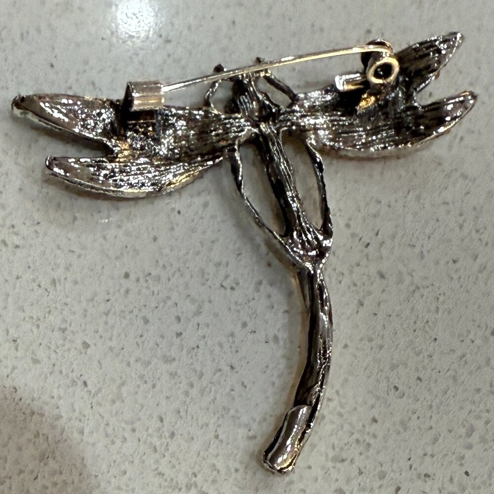 Sparkly Dragonfly Brooch NWOT - Picture 4 of 6